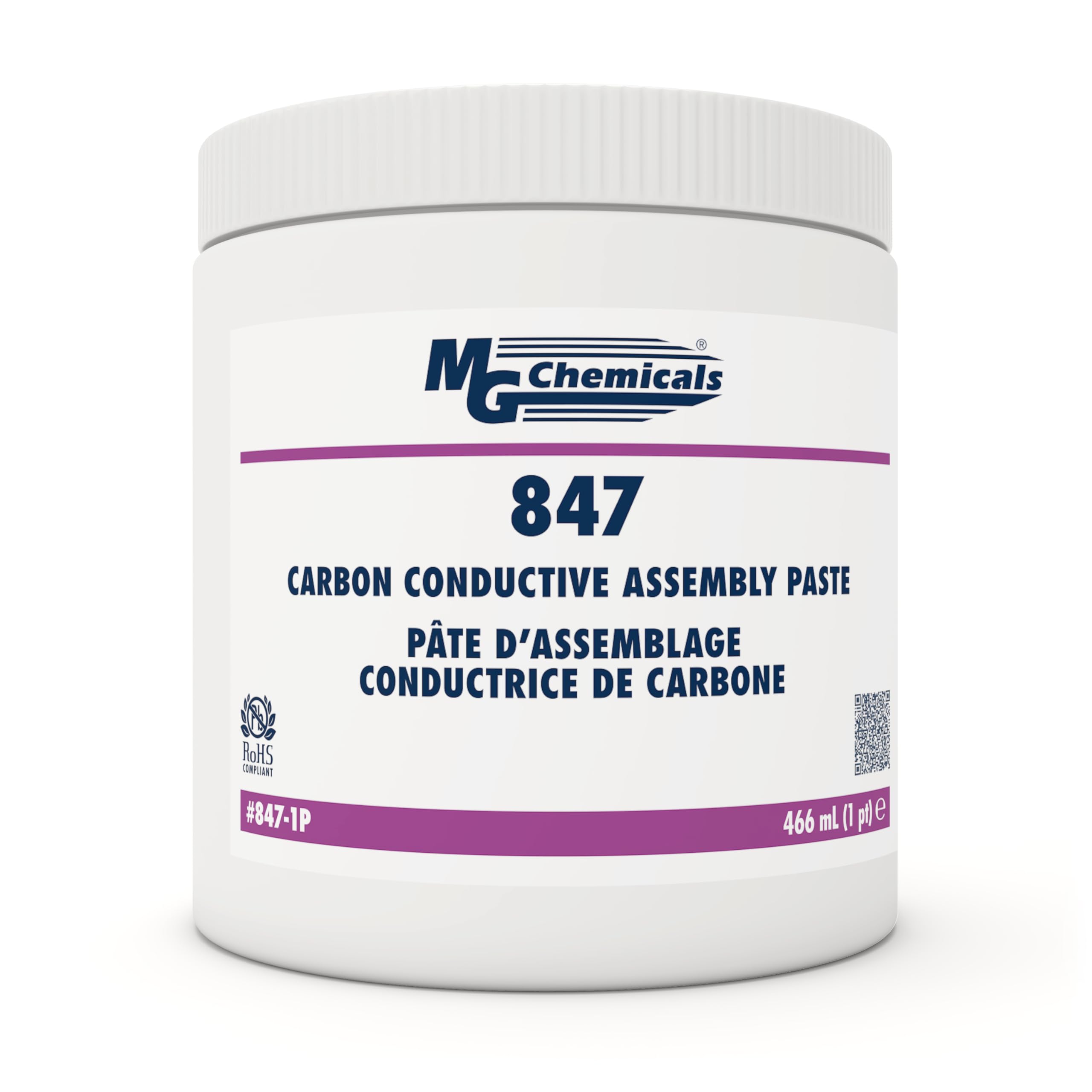 MG Chemicals - 847-1P Carbon Conductive Assembly Paste, 1 Pint Jar