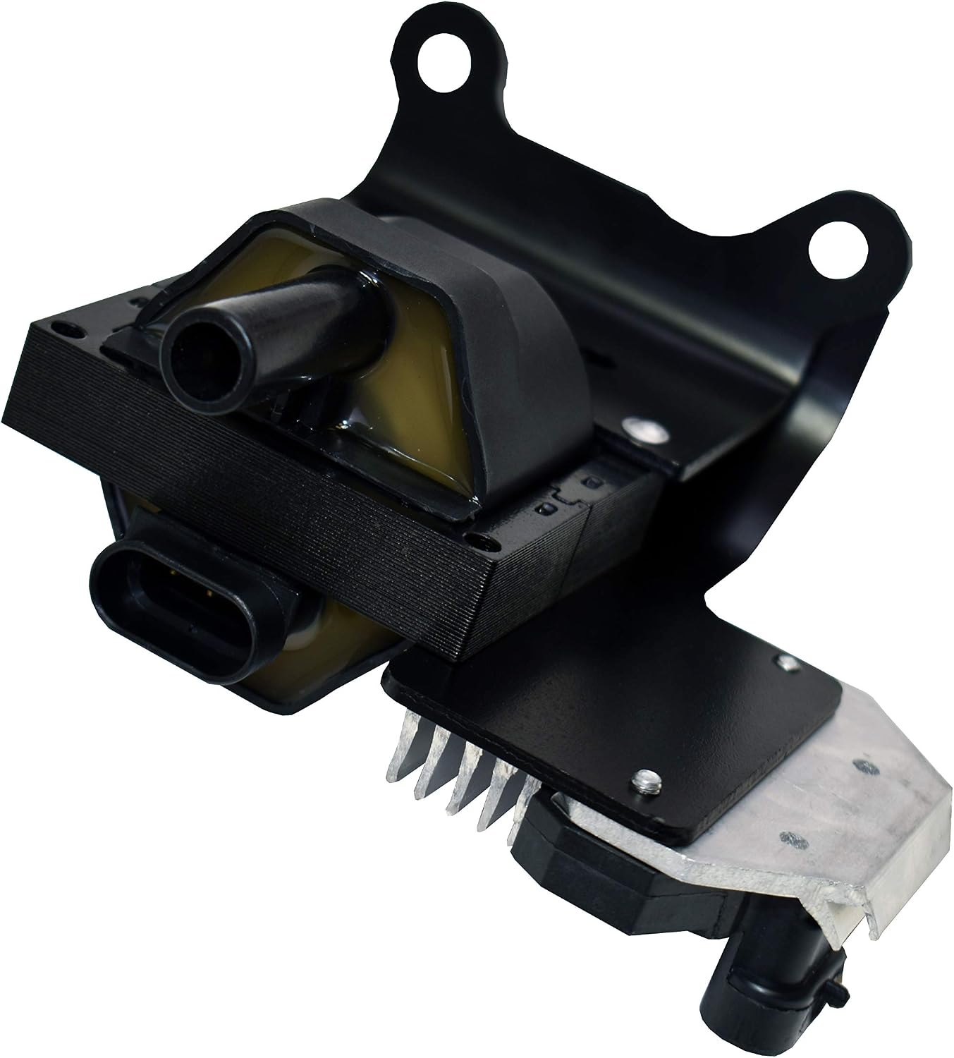 A-Team Performance High-Performance DR49 Ignition Coil with D577 Module - Black Finish - Compatible with Chevrolet, GMC, Isuzu - Engine Upgrade & Repair Kit