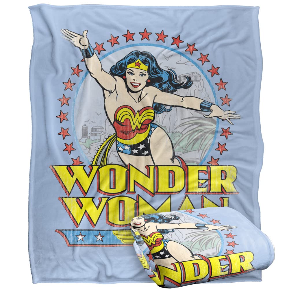 Wonder Woman "Silky Touch" Throw Blanket 152 x 127 cm - Warner Brothers