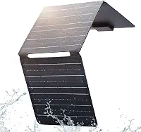 ALLPOWERS Carregador de painel solar dobrável de 21 W 5 V, kit de carregamento solar SP001 com carregamento USB-A e USB-C de 5 V, painel solar portátil à prova d'água IP67 para smartphone, tablets