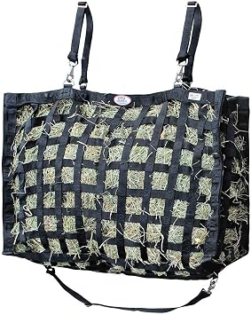 Large Supreme Slow Feeder Horse Hay Bag with Super Tough Bottom and
