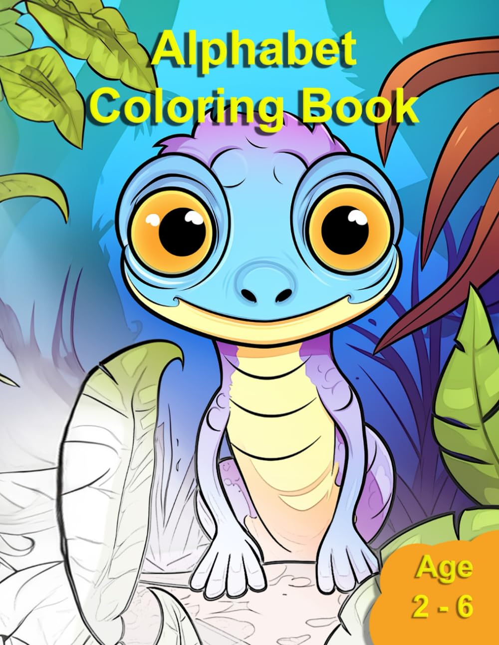 Alphabet Coloring Book: For Kids Ages 2-6: Colorful Adventures: Learn the Alphabet with Exciting Coloring Fun!