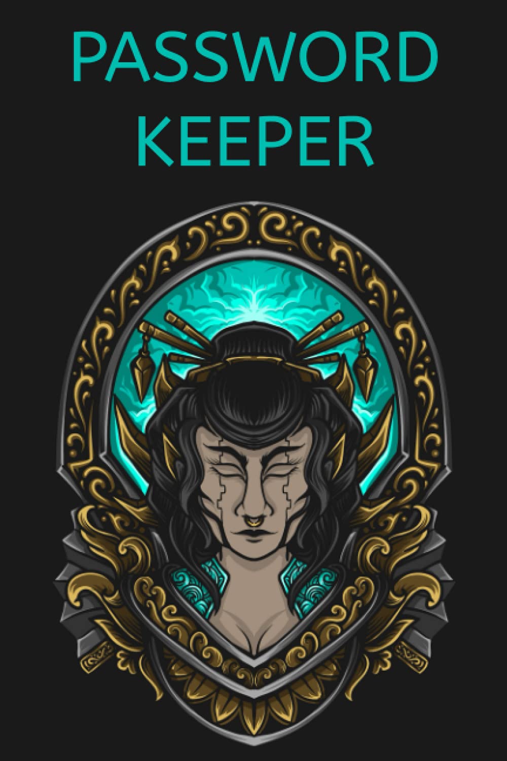 PASSWORD KEEPER: Password Book with Alphabetical Tabs / Internet Address and Password Logbook , 110 Pages, 6x9,Cove Matte Finish