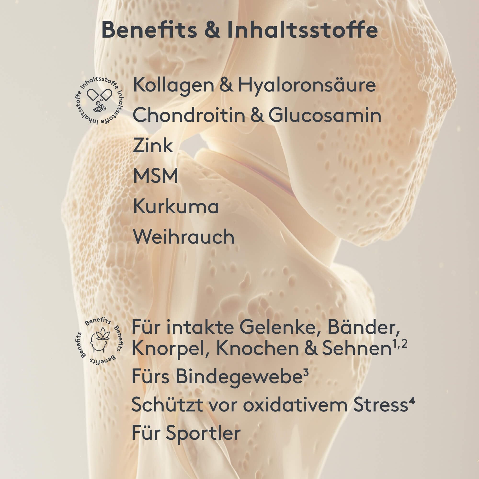 MITOcare ORTHOjoint - Vitamin Komplex mit Selen unterstützt die Kollagenbildung - Gelenkkapseln mit Selen und Mangan, Zink und Vitaminen - Vorratspack mit 180 Kapseln, ausreichend für einen Monat
