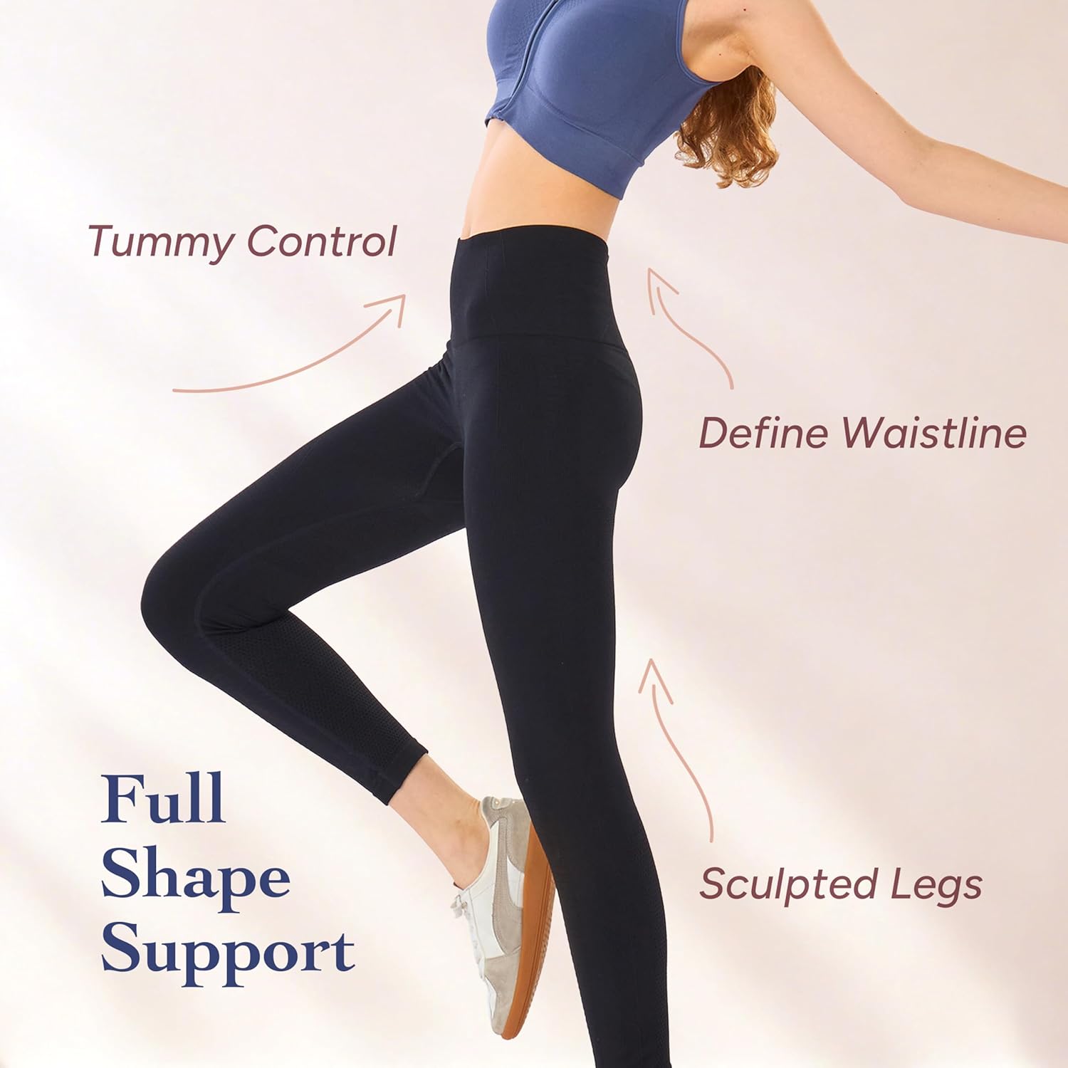 Persephone Recovery Compression Leggings for Women, Graphene-Enhanced Thermal Graduated Support Tights - Image 4