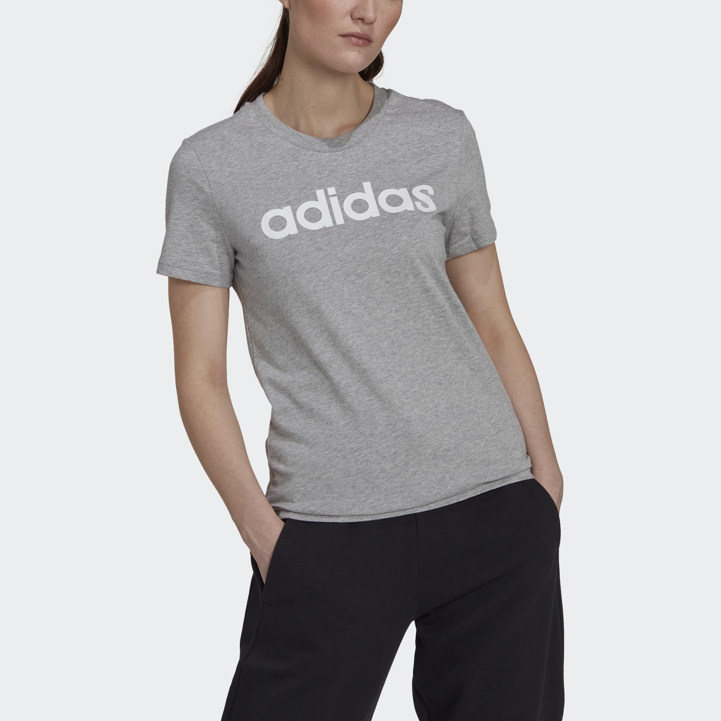 adidas Essentials Slim Logo T-Shirt T-Shirt (1 opakowanie)