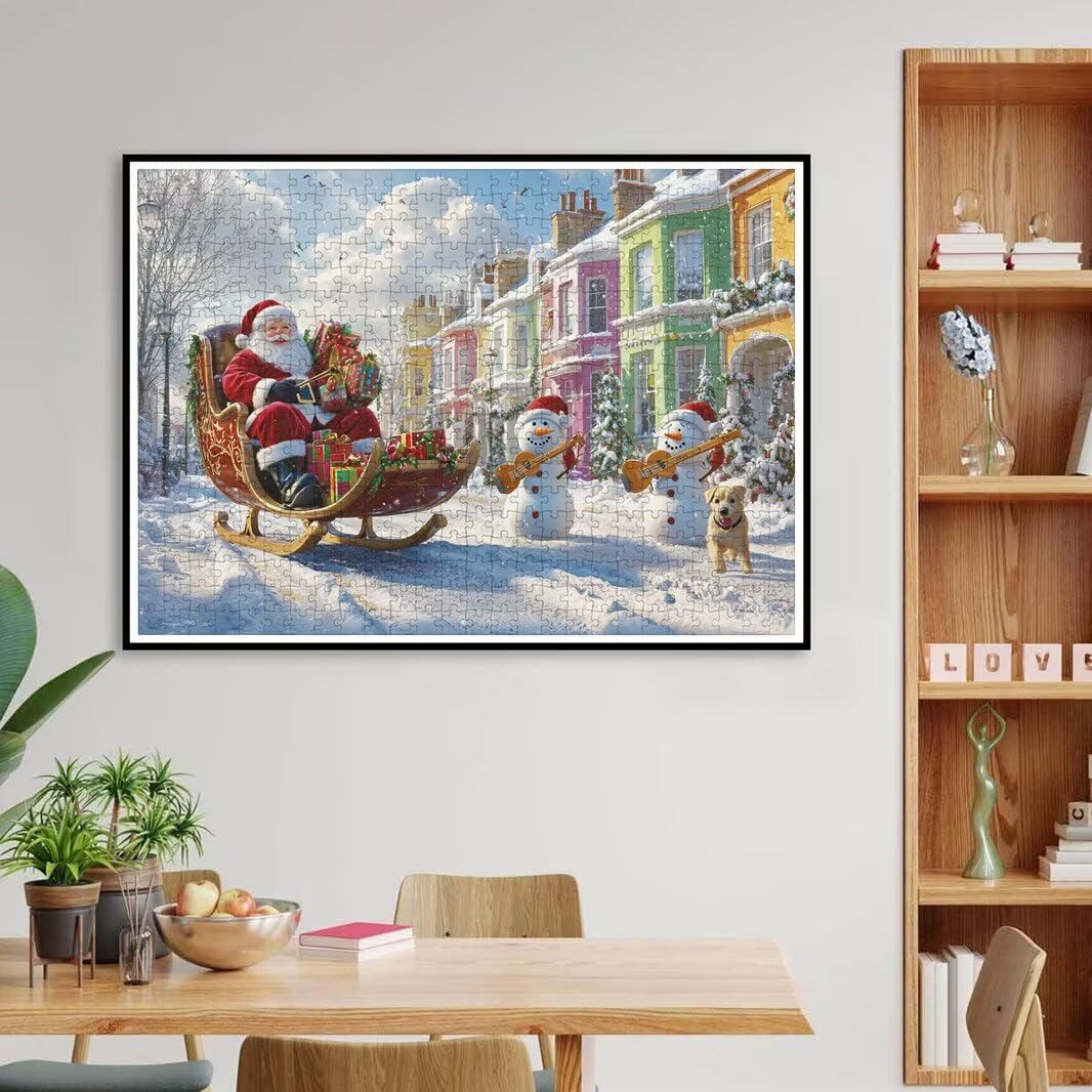 Puzzle Natale, Puzzle 2000 Pezzi Arte per Adulti, Regalo Uomo e Donna -4757
