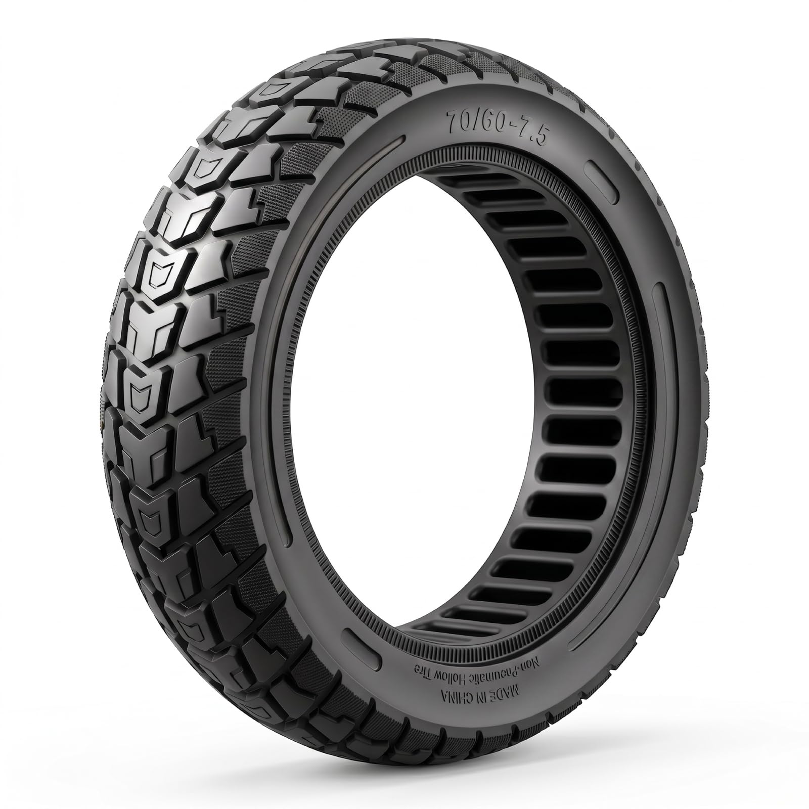 Pneumatici in gomma piena, 70/60-7,5, per scooter elettrico Segway Ninebot ZT3 Pro/Max G3, 11 pollici, pneumatici di ricambio per fuoristrada (nero, 1 pezzo)