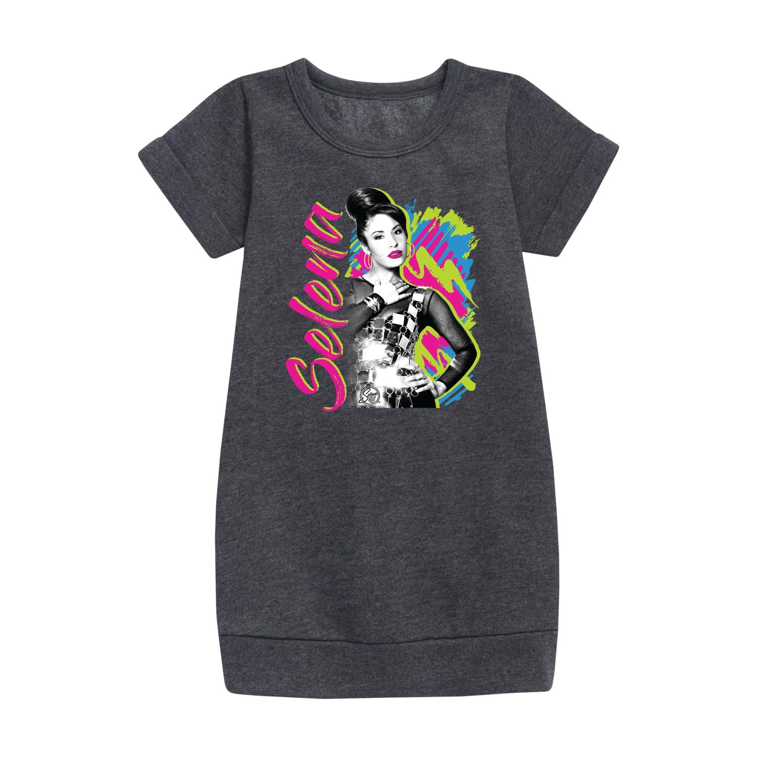 HYBRID APPAREL - Selena Quintanilla - 80's Retro Style - Toddler & Youth Girls Fleece Dress