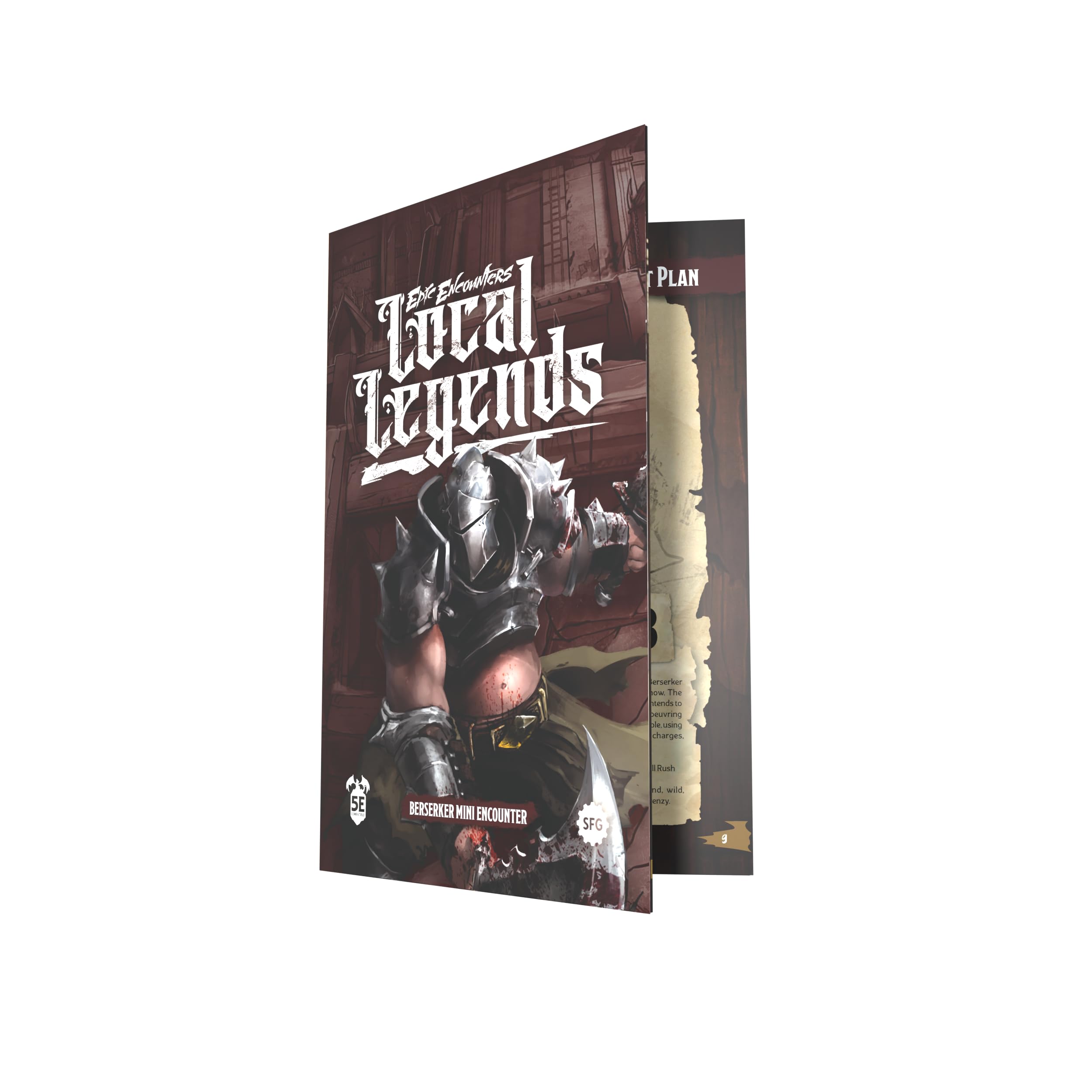 Epic Encounters - Local Legends (Berserker), Dark Grey, With Silver and Red Details - Image 2