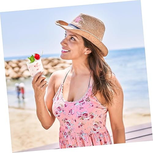 Vista 4 de DECHOUS Copas de agua Postre Shot Cups Mini Trifle Bowls Copa de cáliz de vino Taza de cáliz Taza de pastel de suciedad Copas de Sundae Vasos