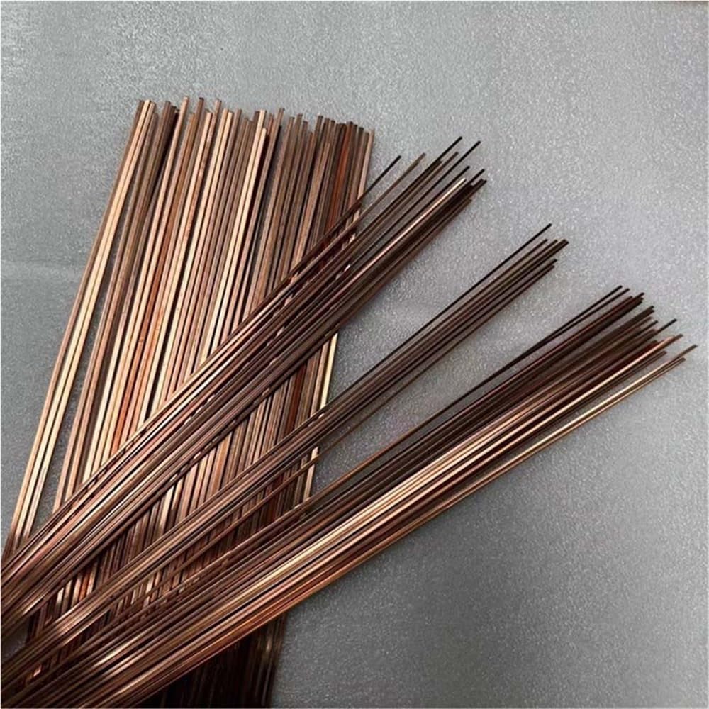 T2 Kupfer-Vierkantstange for CNC-Metallbearbeitung, robustes, flaches Vierkant-Stabband aus reinem Rotkupfer, 495 mm Länge(3x3x495mm)