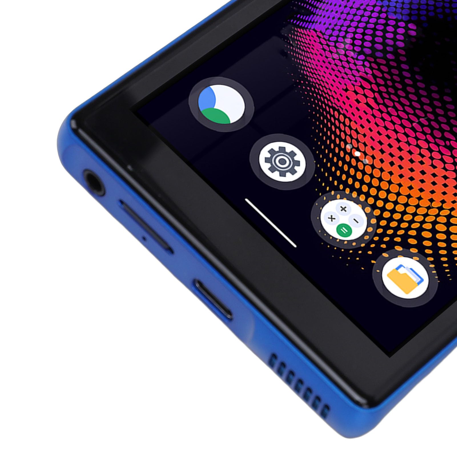 SIXRUN Lettore MP3 da 128 GB con Bluetooth WiFi, Lettore MP4 HiFi Touch Screen da 5 Pollici, 8 Core 4 GB di RAM, Batteria da 2500 MAh per Bambini Adulti Viaggi Palestra Musica Offline (BLUE)