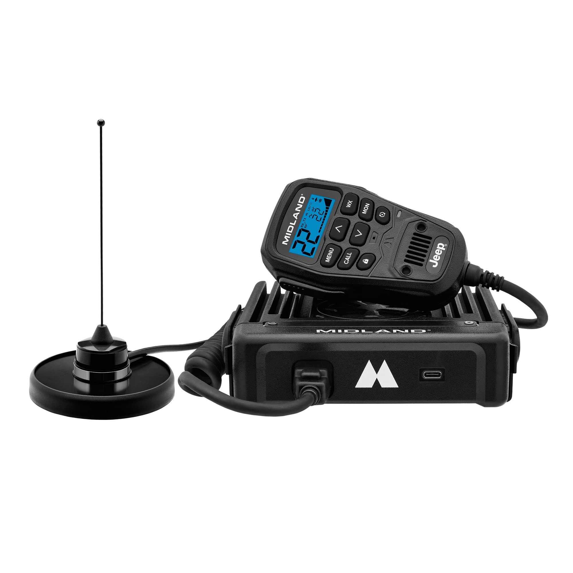 Midland MXT575J Jeep MicroMobile GMRS 2-Way Radio - NOAA Weather Scan Alert