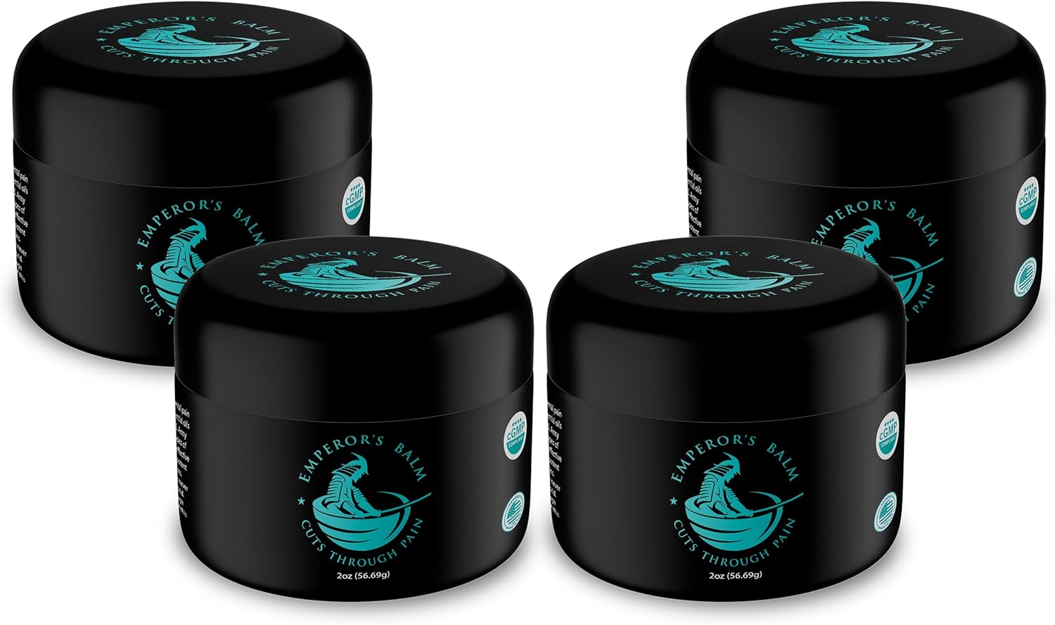 The Emperor's Balm Joint & Muscle Therapy Cream – Fast-Acting, Non-Greasy, Long-Lasting Natural Formula – Soothing Rub for Back, Shoulder, Neck & Whole Body - 2oz - Pack of 2
