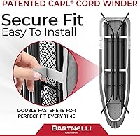 Vista 7 de Bartnelli Funda de repuesto para tabla de planchar para modelos Pro Luxury de 51 x 19 pulgadas (modelos-1105, 1205) fabricada en Europa con nueva