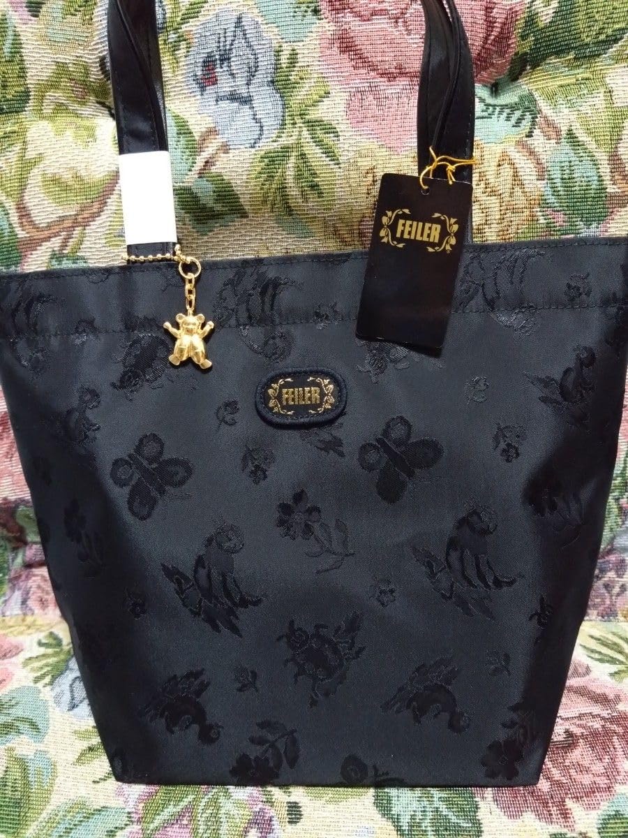 FEILER BLACK トートバッグ ユニ バッグ UNI-231422(ブラック): FEILER