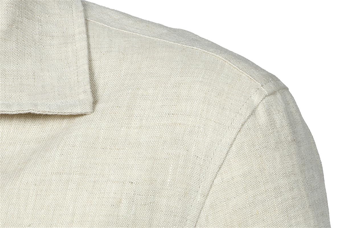 Blazer Safari en Lin pour Homme Coupe ajustée Veste Safari Homme Automne Léger Safari Outwear