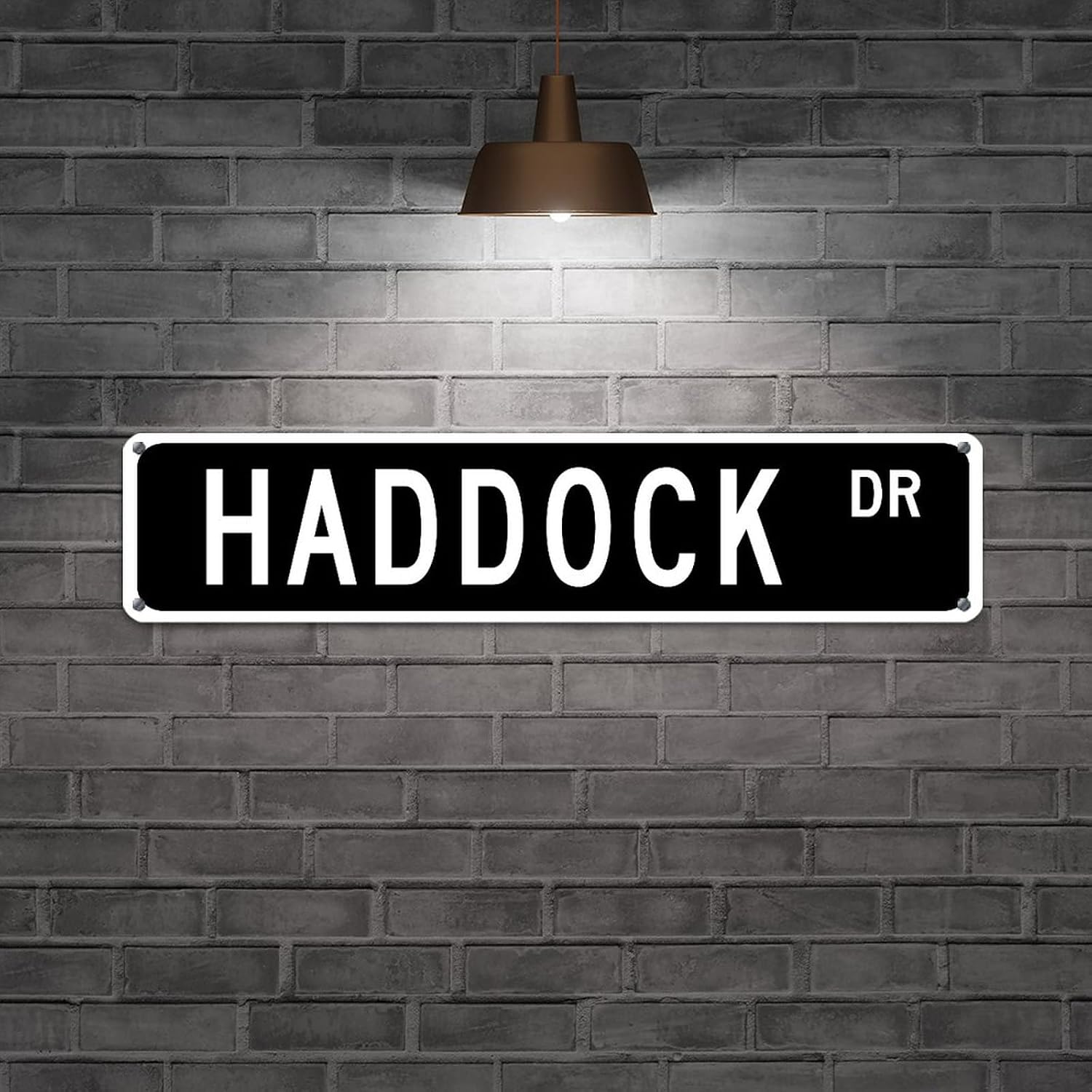 Haddock Metal Sign Haddock Metal Signs Custom Street Sign Haddock Lover Animal Wall Art Farmhouse Decorative Sign Rustic Wall Decor For Bedroom Living Room Front Porch Cafe Bar Office Garage