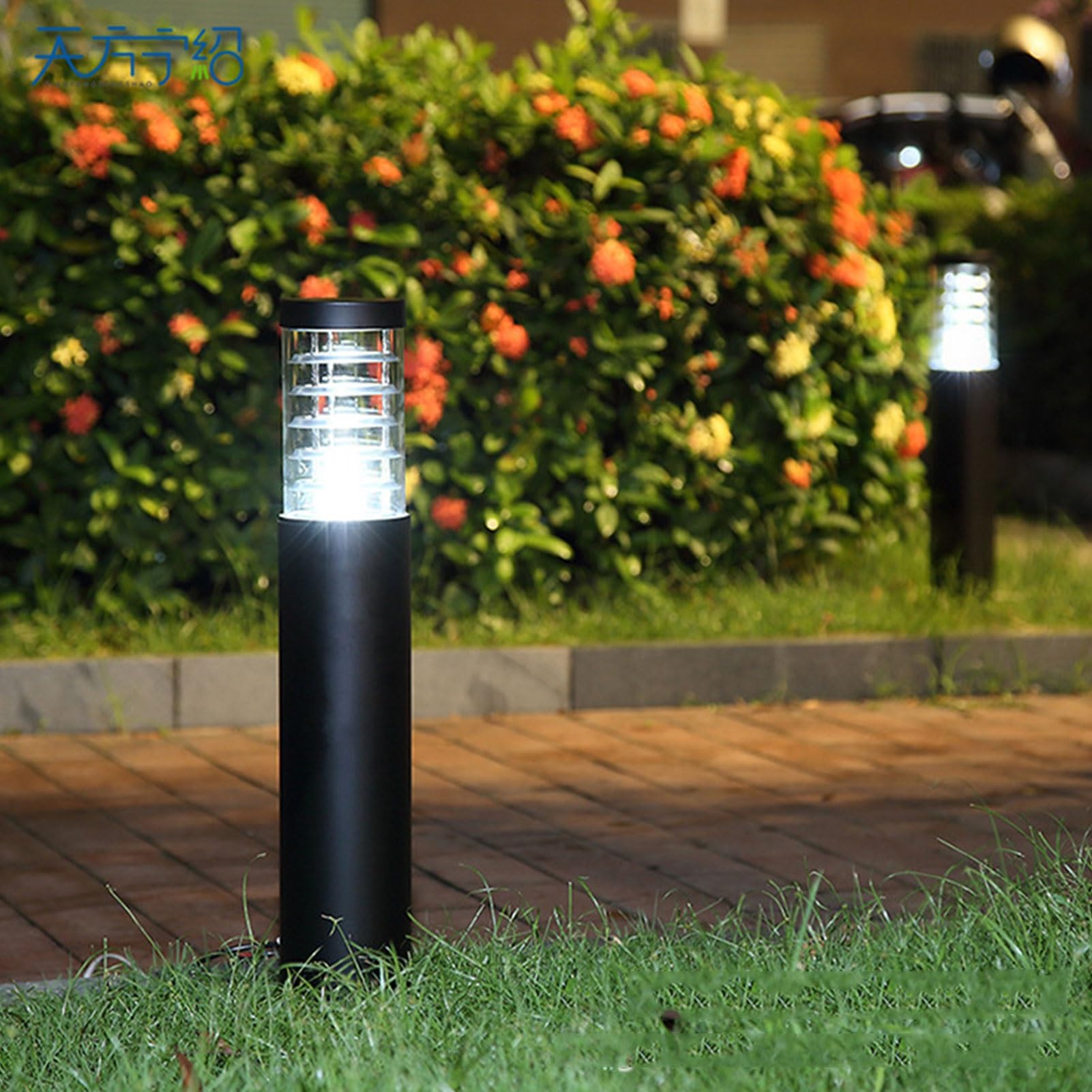 Industrial Cylinder Post Pole Light Aluminum IP55 Waterproof