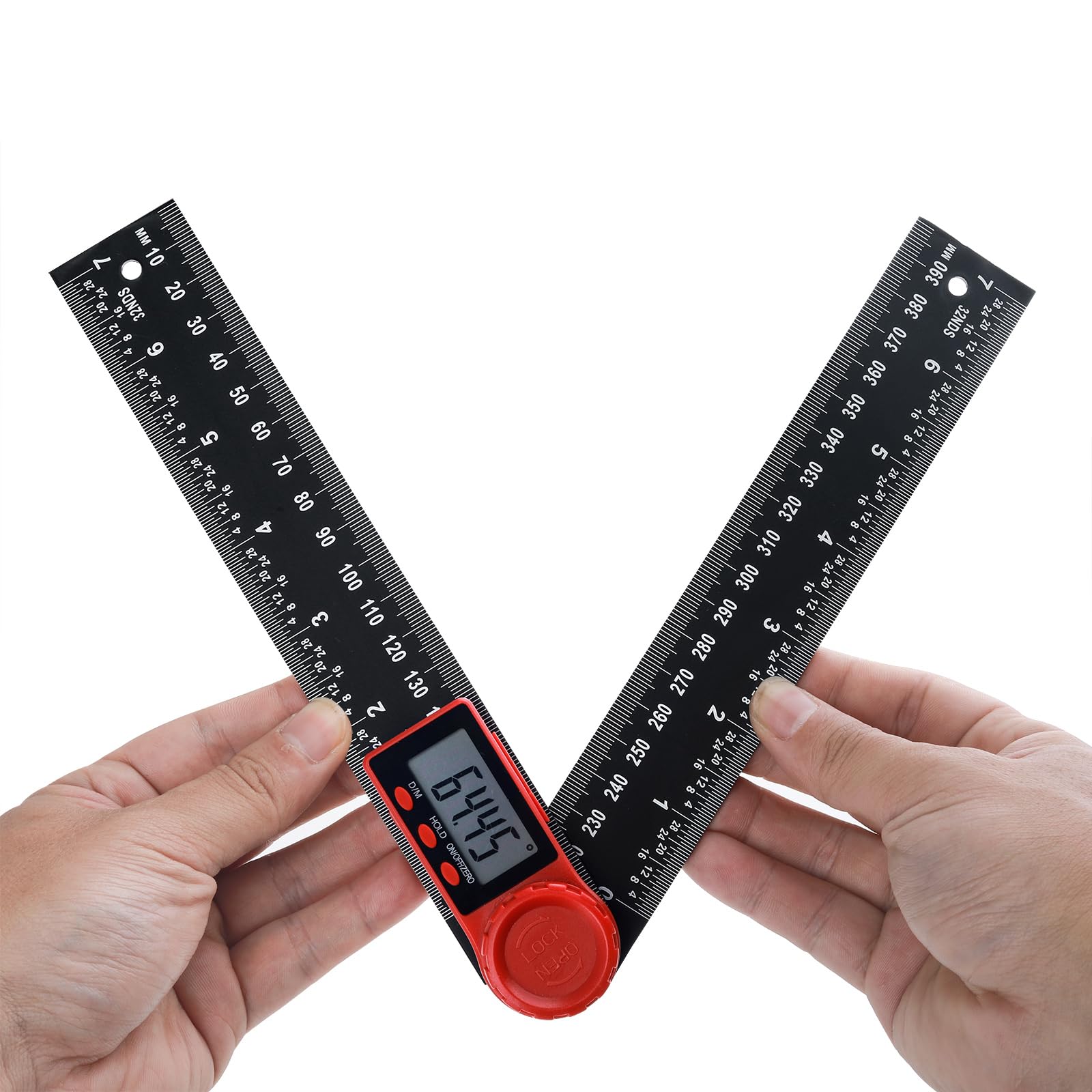 Digital Angle Finder,200mm/7 Inch Digital Inclinometer Protractor Angle Measure Tool for Construction,Protractor Angle Ruler with LCD Display,Angle Measure Tool for Woodworking Construction Repairing