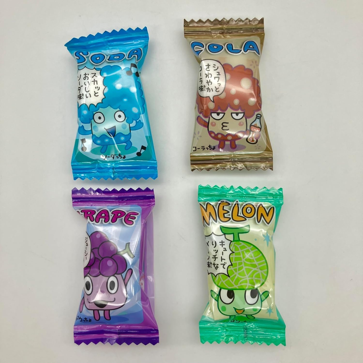 Amazon.co.jp: UHA味覚糖 ぷっちょ4種アソート 1kg 200粒以上（コーラ