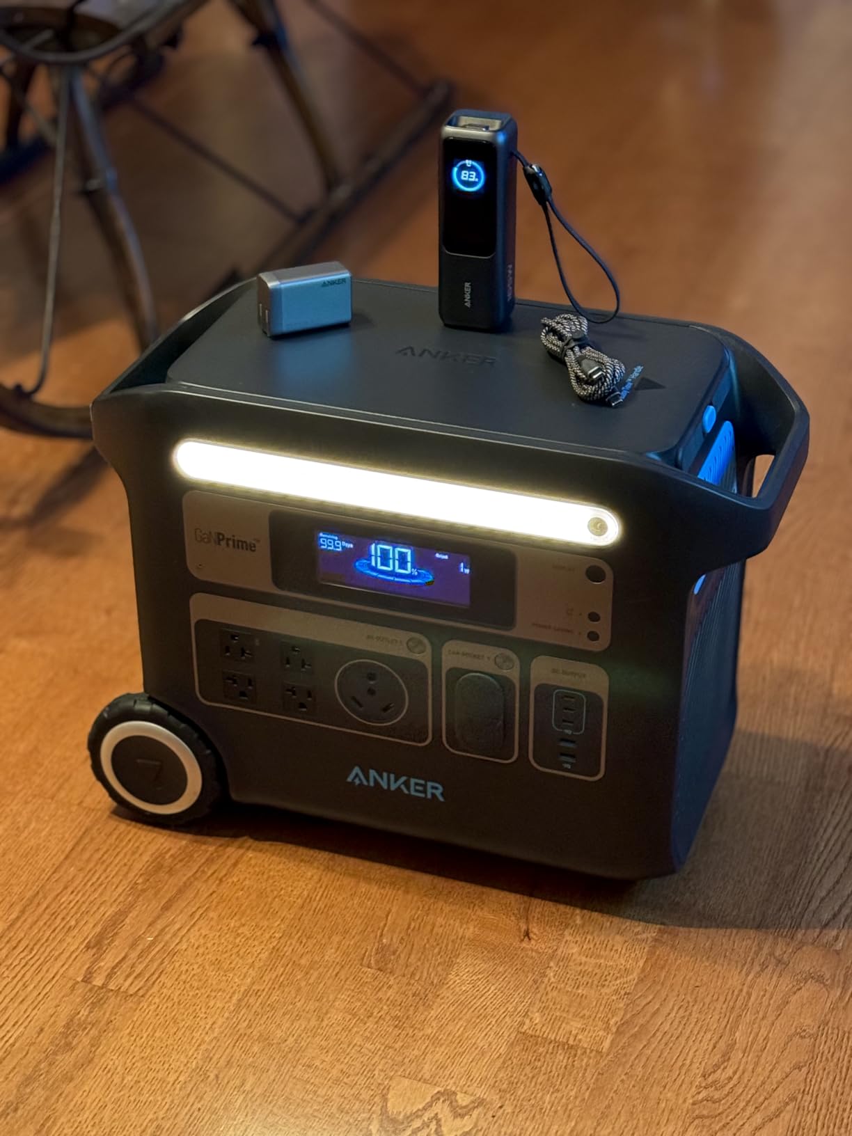 Anker 767 PowerHouse side panel with output ports