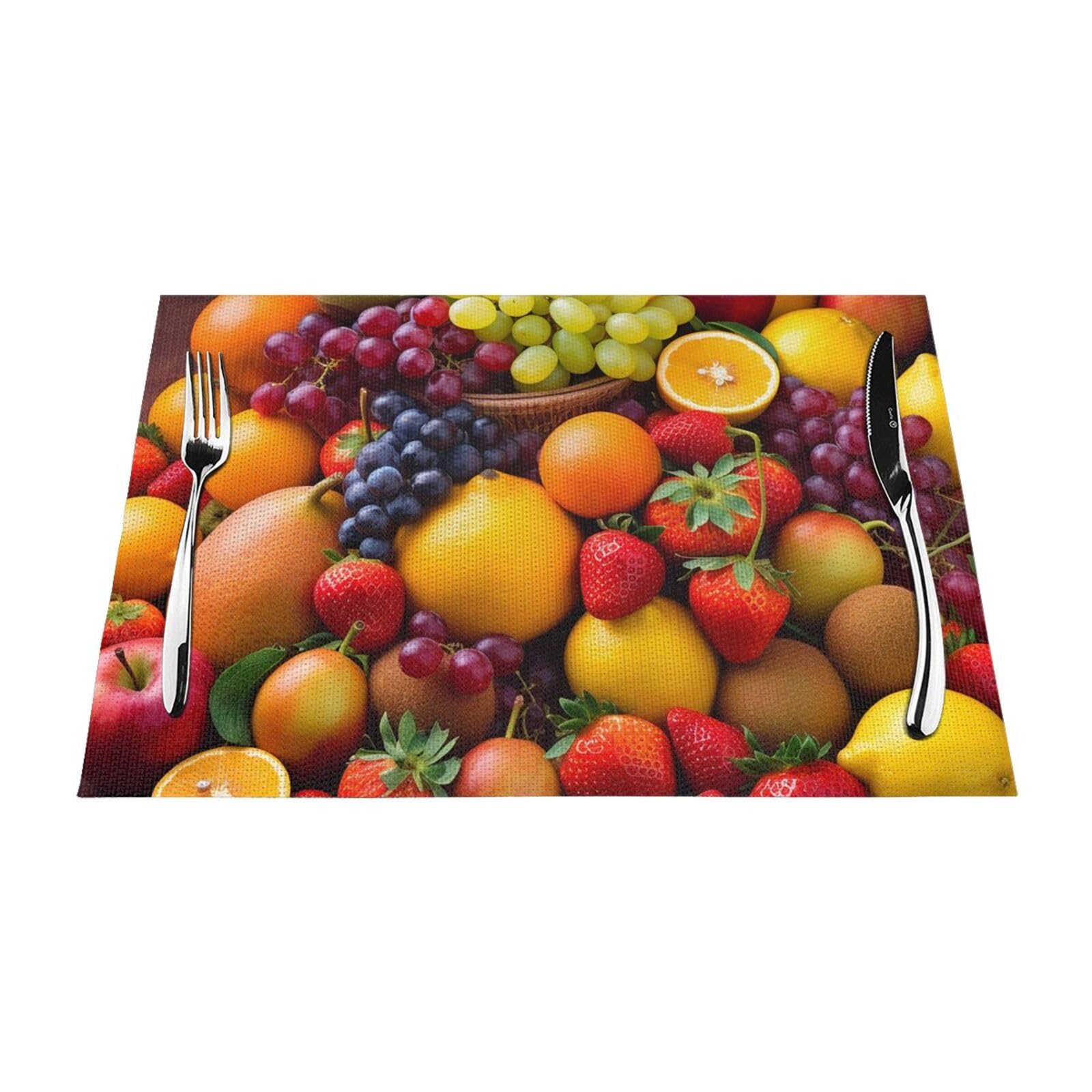 Amazon.com: HJTRW Placemats Set of 6 PCS Heat Resistant Non-Slip