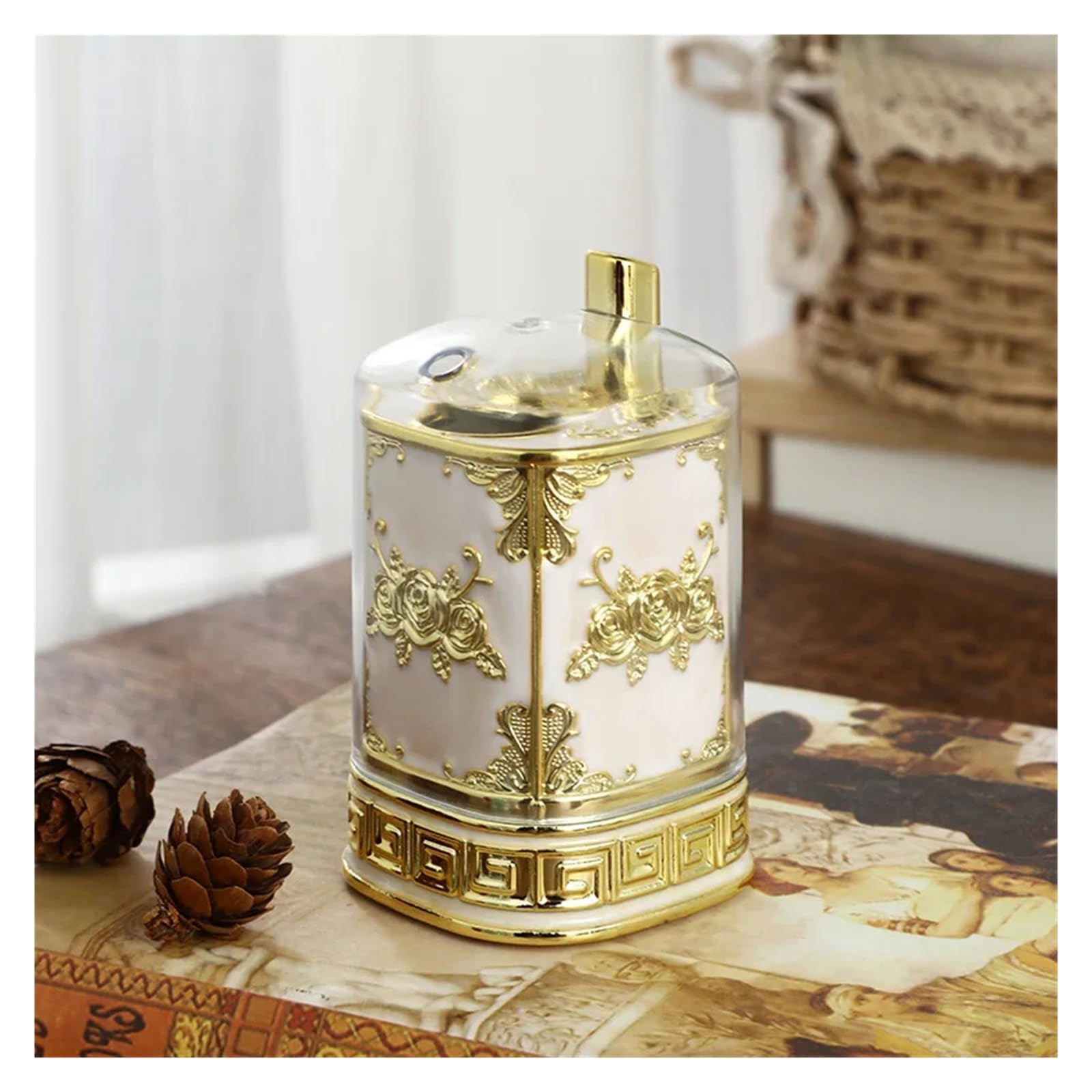 SHBHWS Creative Retro Press Type Toothpick Holder, Fashionable Box, Restaurant, Hotel, Household for Kitchen Restaurant(Color5)