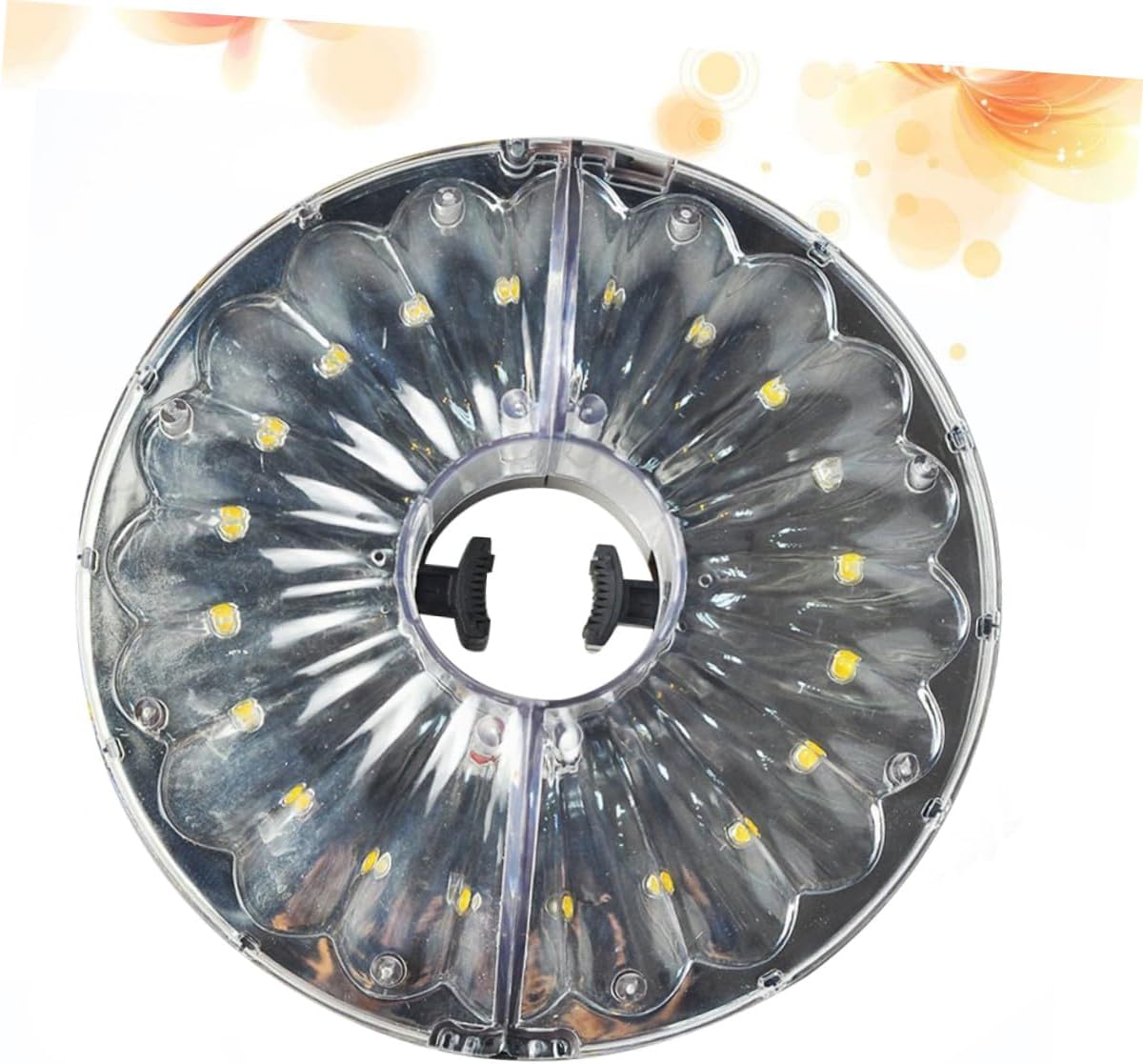 LED Portable Outdoor Umbrella Pole Light Warm White Lumens Cordless Tent Lamp for Camping and Emergency Use Detachable PVC Patio Lighting