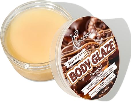 Body Butters - Body Creams for Women, Body Butter for Very Dry Skin, Fruit Flavor Series, Vegan Formula, Long-lasting Moisturizing for Daily Body Care, 200g Peach