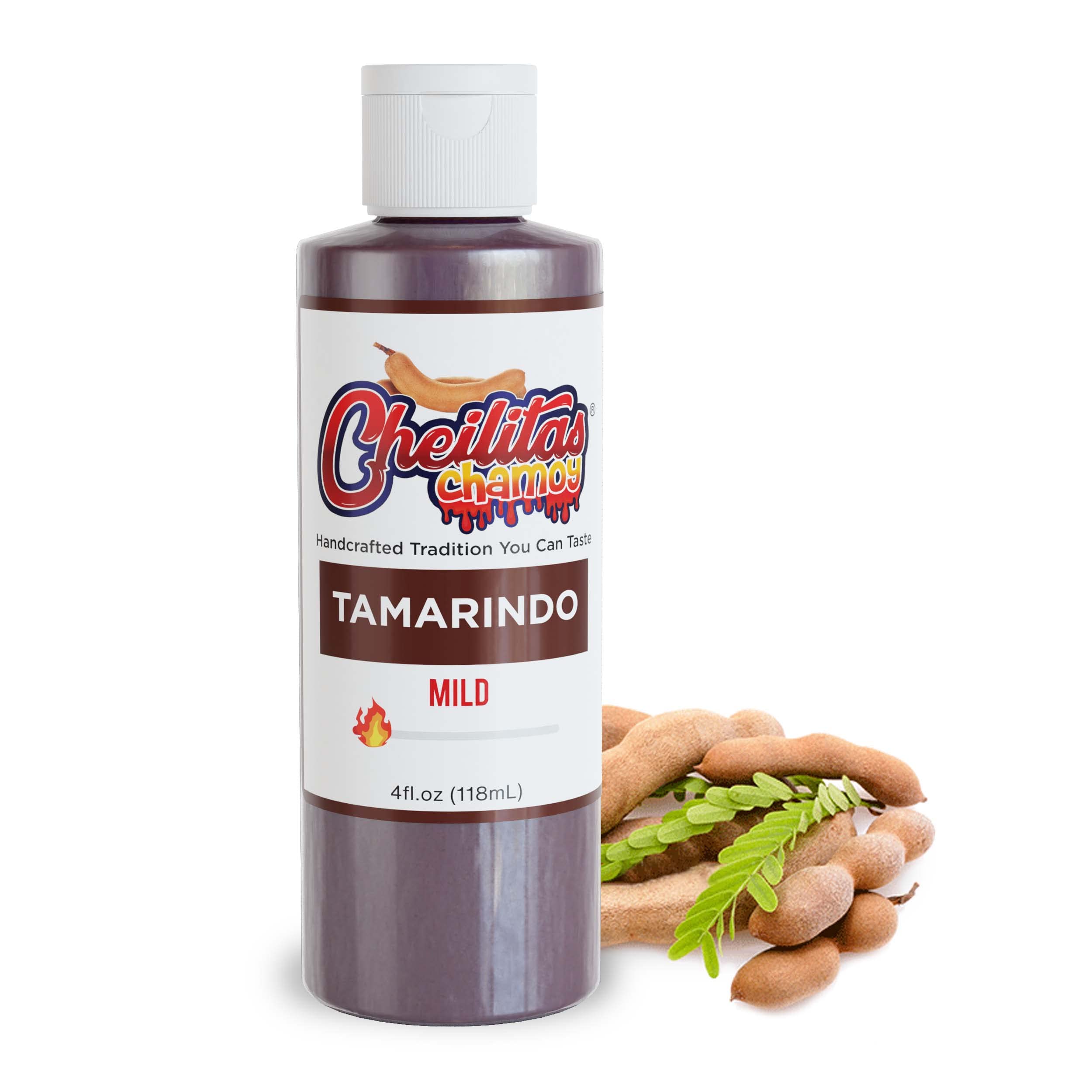 Cheilitas Chamoy All Natural Mexican Rim Candy Dip | Tamarindo Grab & Go Bottle | Hand Crafted for Drinks, Cocktails, Micheladas, Beer and More