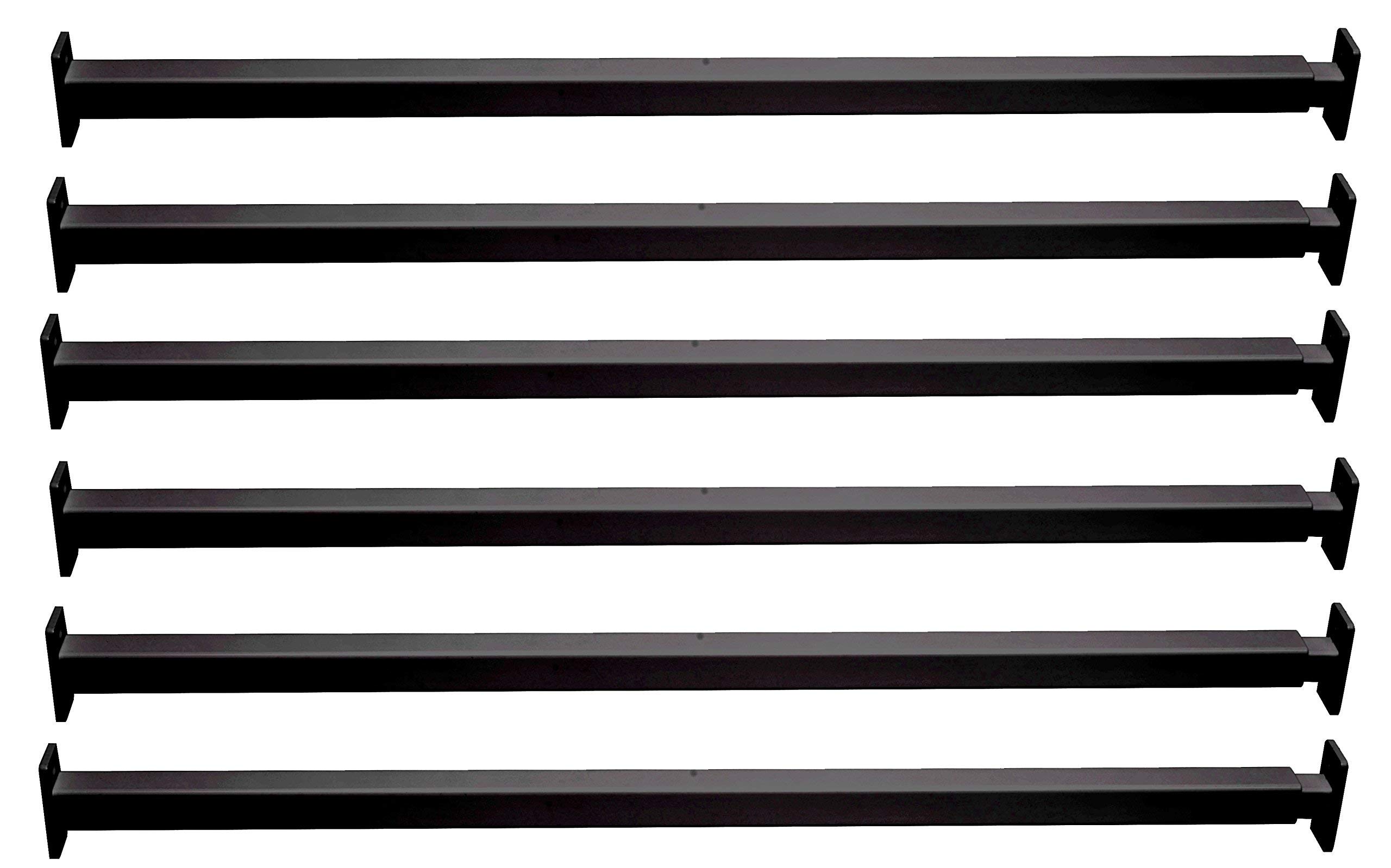 Avonstar Classics Range Window Security Bars (Square Black)