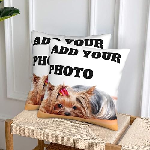 Miniatura 3 de Funda de almohada personalizada con imagen, funda de almohada personalizada, fundas de cojín suaves para sofá de dos lados impresas almohadas
