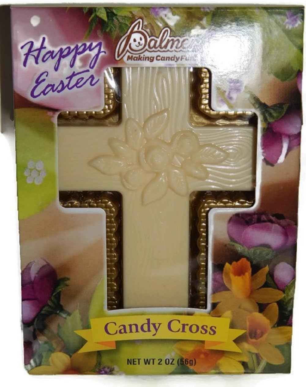Happy Easter Candy Cross Chocolate 2 Oz
