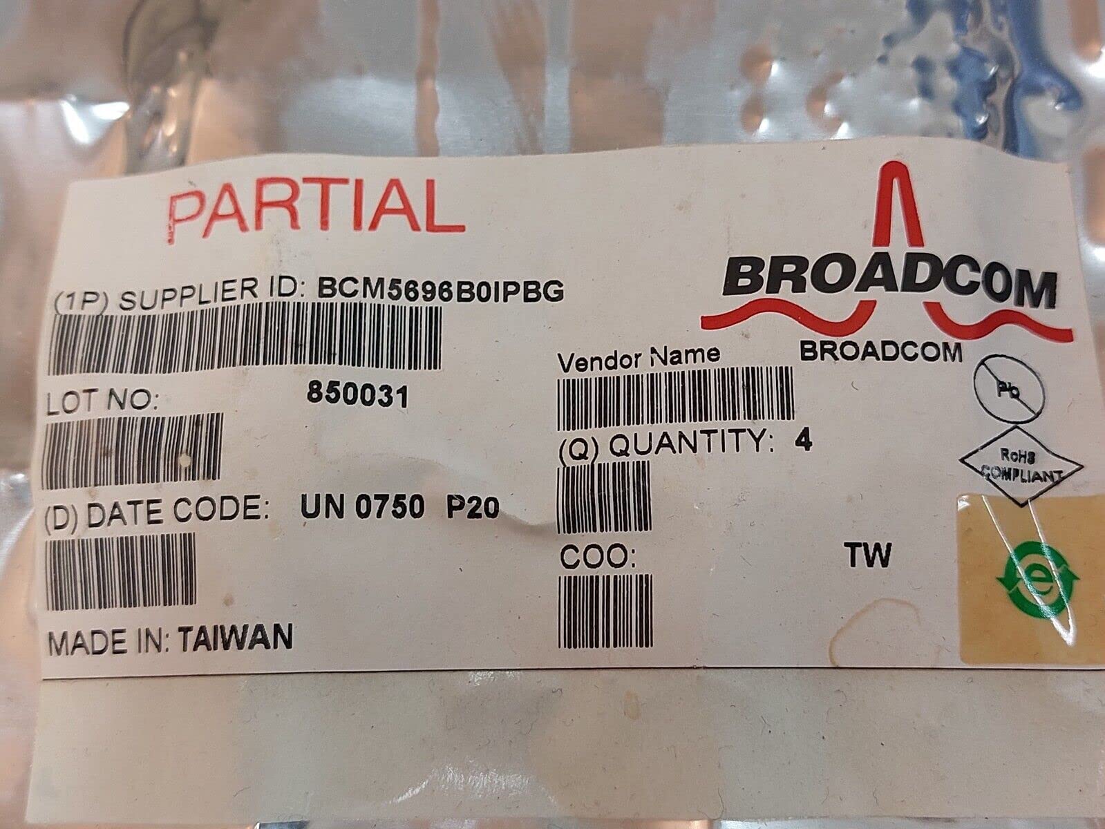 (1x) BCM5696B0IPBG, Broadcom