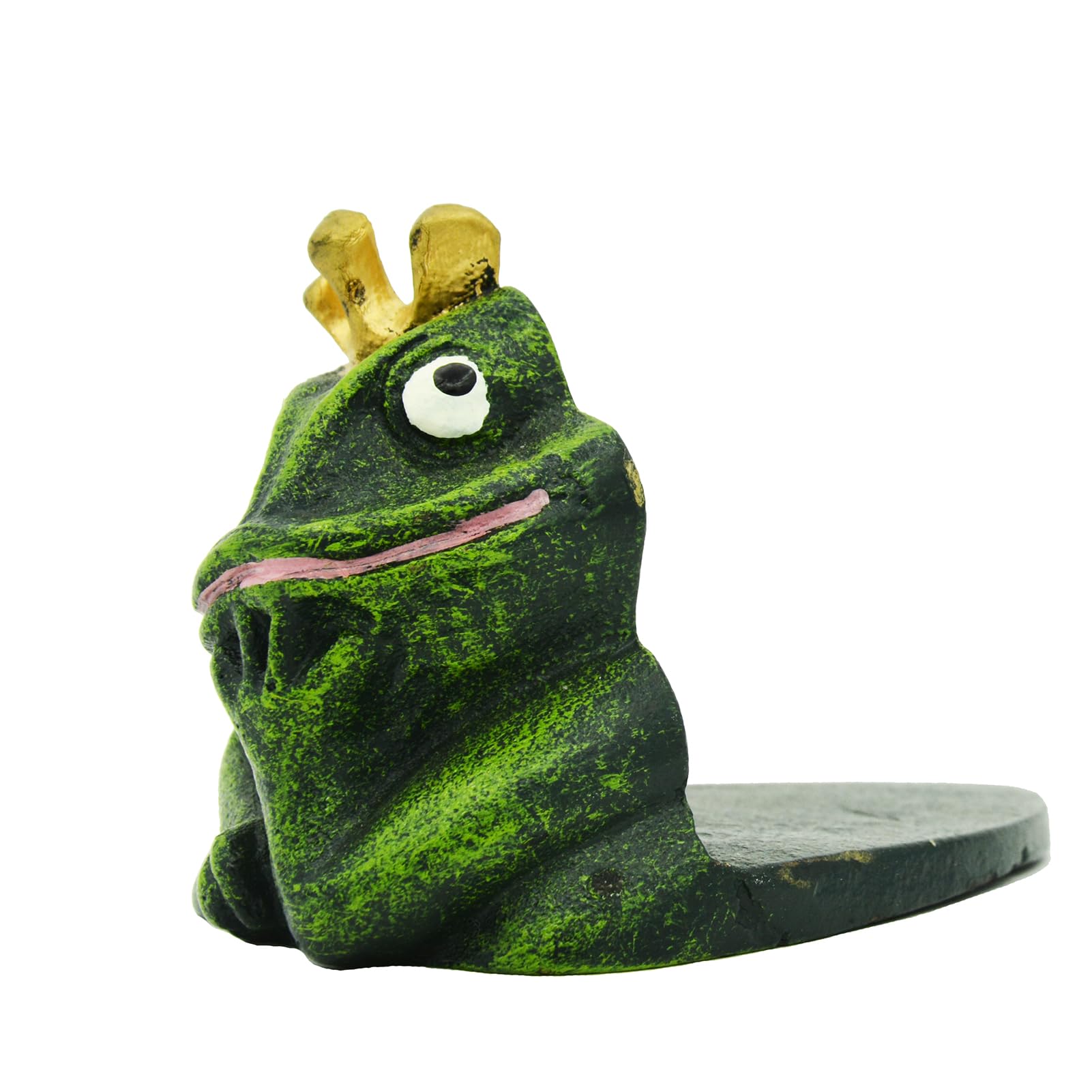 Cales-porte Vintage En Fonte - Grenouille Et Écureuil Peints - Lot De 2