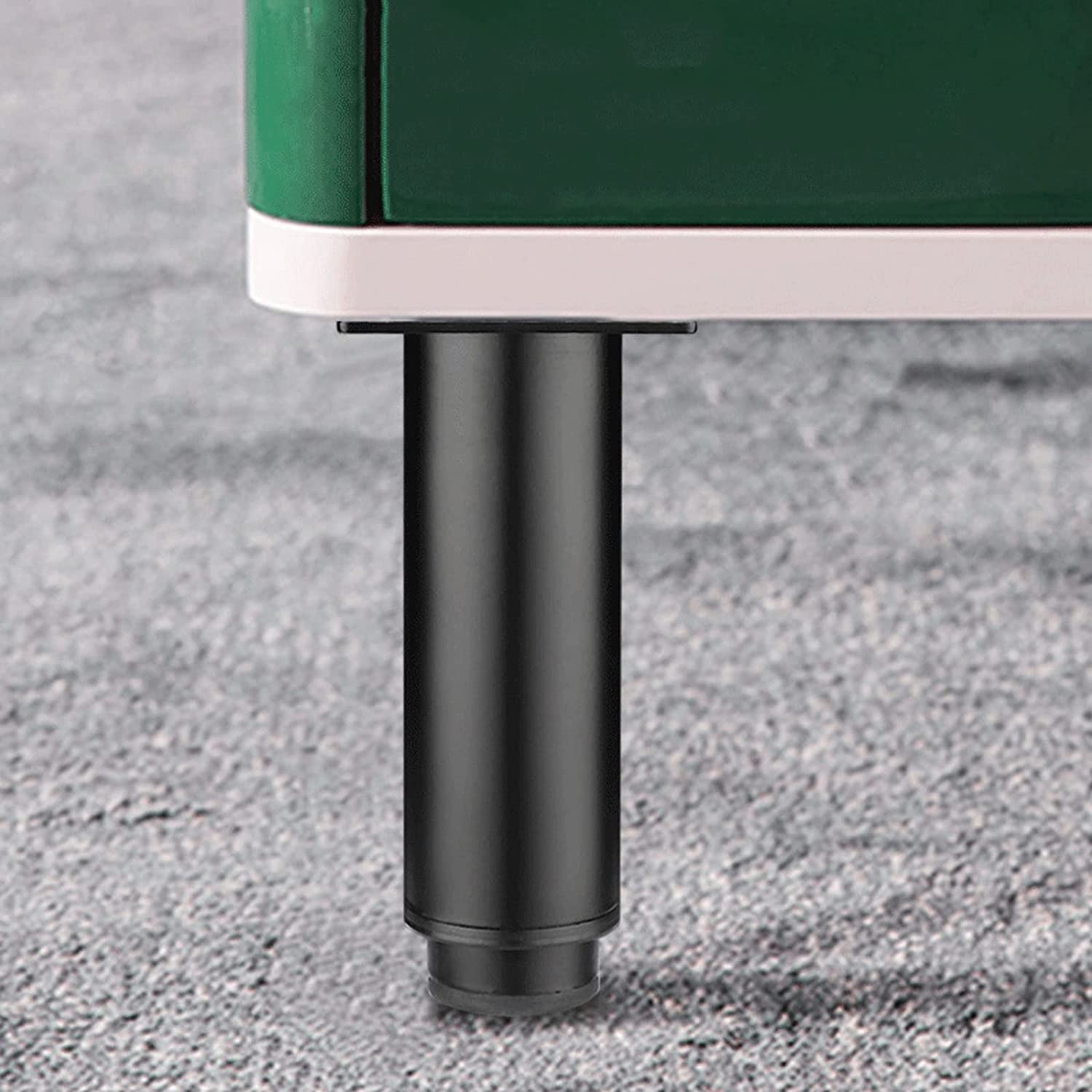 Kawałki Czarne Metalowe Regulowane Aluminiowe Nogi Do Diy Sofa Stół Krzesło Biurko Szafy (340 mm/13,4 cala)