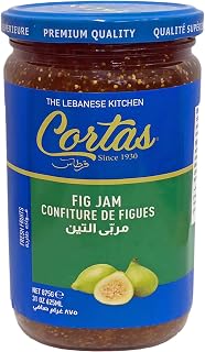 Cortas Premium Fig Jam, 31 oz - Authentic 100% Lebanese Figs, Gluten-Free, Nutrient-Rich Vegetarian Spread