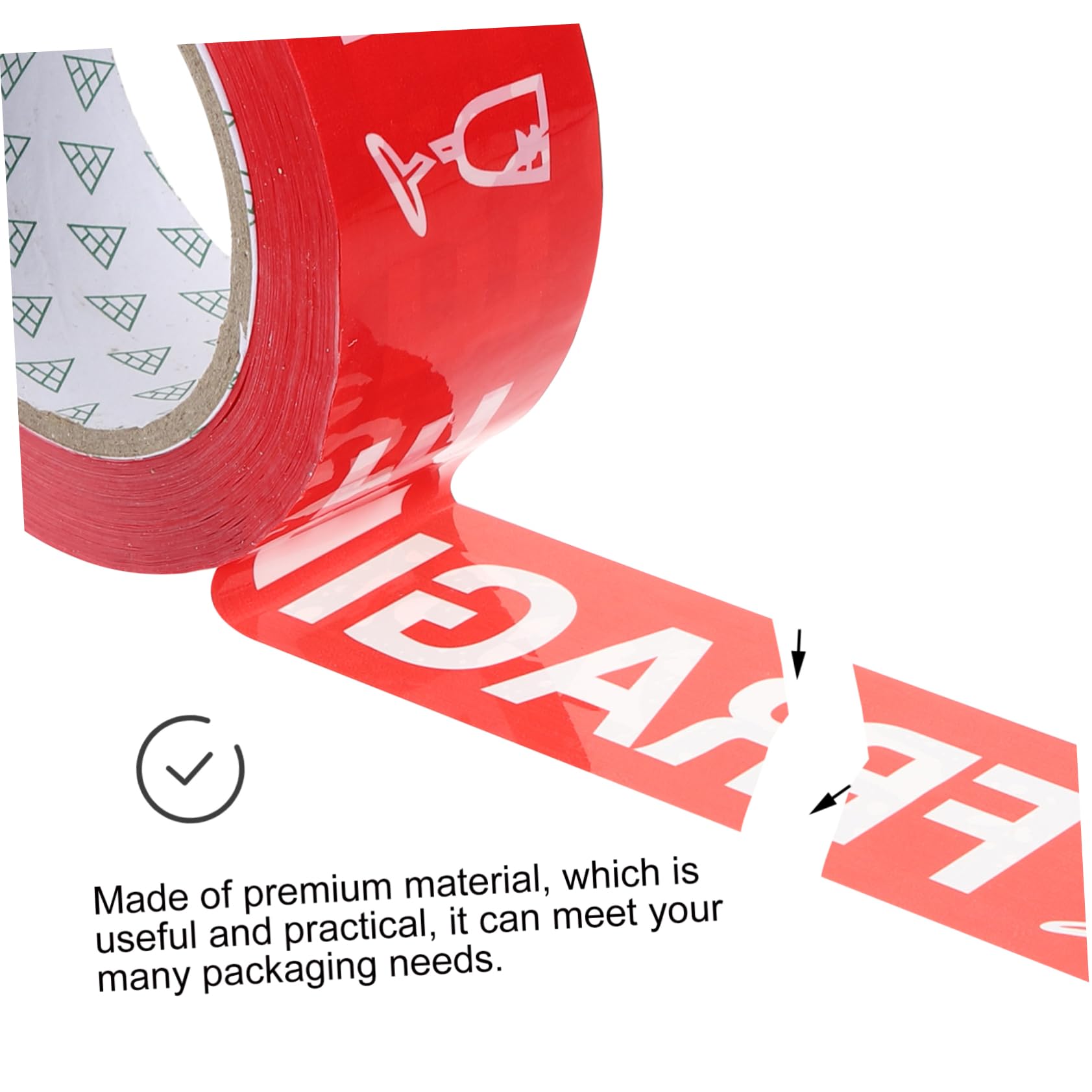 PRETYZOOM 4 Rollen Warnklebeband Material Zerbrechliches Klebeband Für Verpackungskartons Für Vorsicht Aufmerksamkeit Sorgfalt Danke Dieses Zerbrechliche Versandband Zerbrechliches