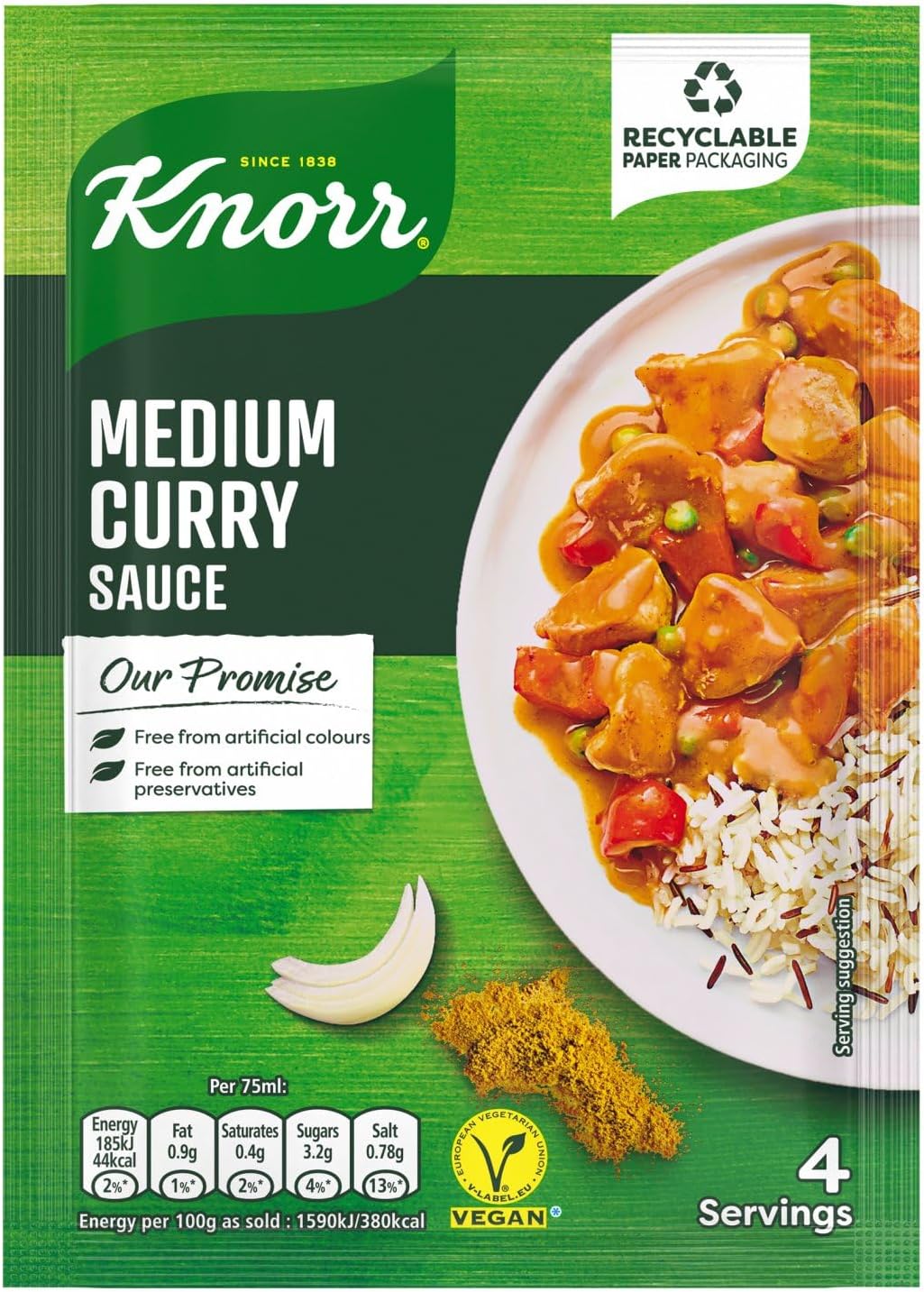 Medium Curry Sauce Mix (5 X 47g packs)
