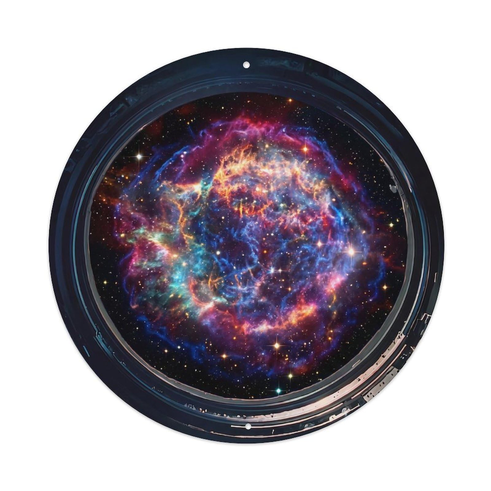 Supernova Remnant View Metal Tin Sign