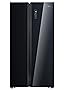 661 L Black Side by Side Fridge with Inverter Quattro