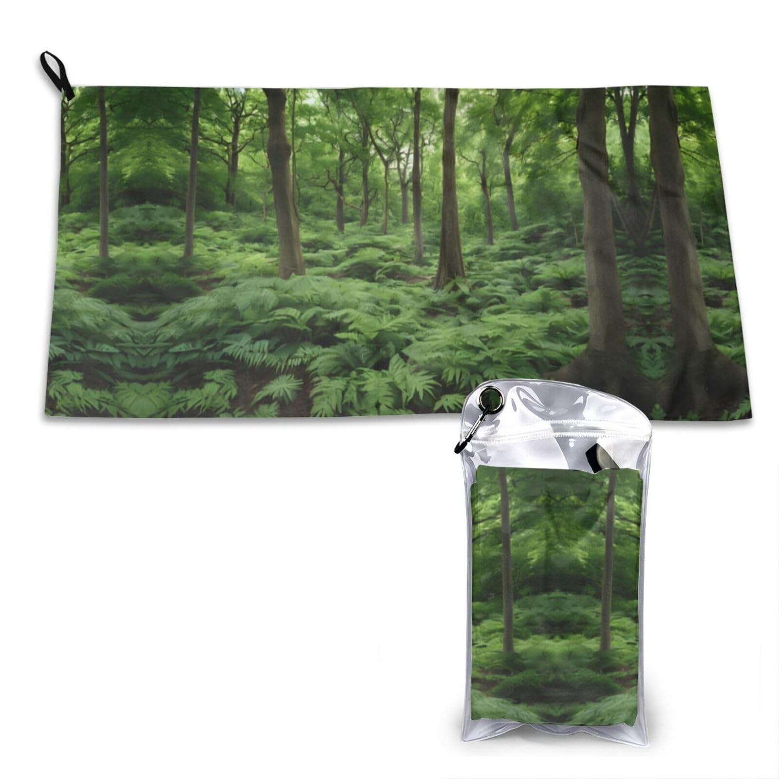 WXWJSHMGC Tropical Rainforest Print Cooling Towel, Gym Towel,Cooling Towels For Neck, Soft Breathable Travel Cool Towel,Sports Towels For Gym,Camping