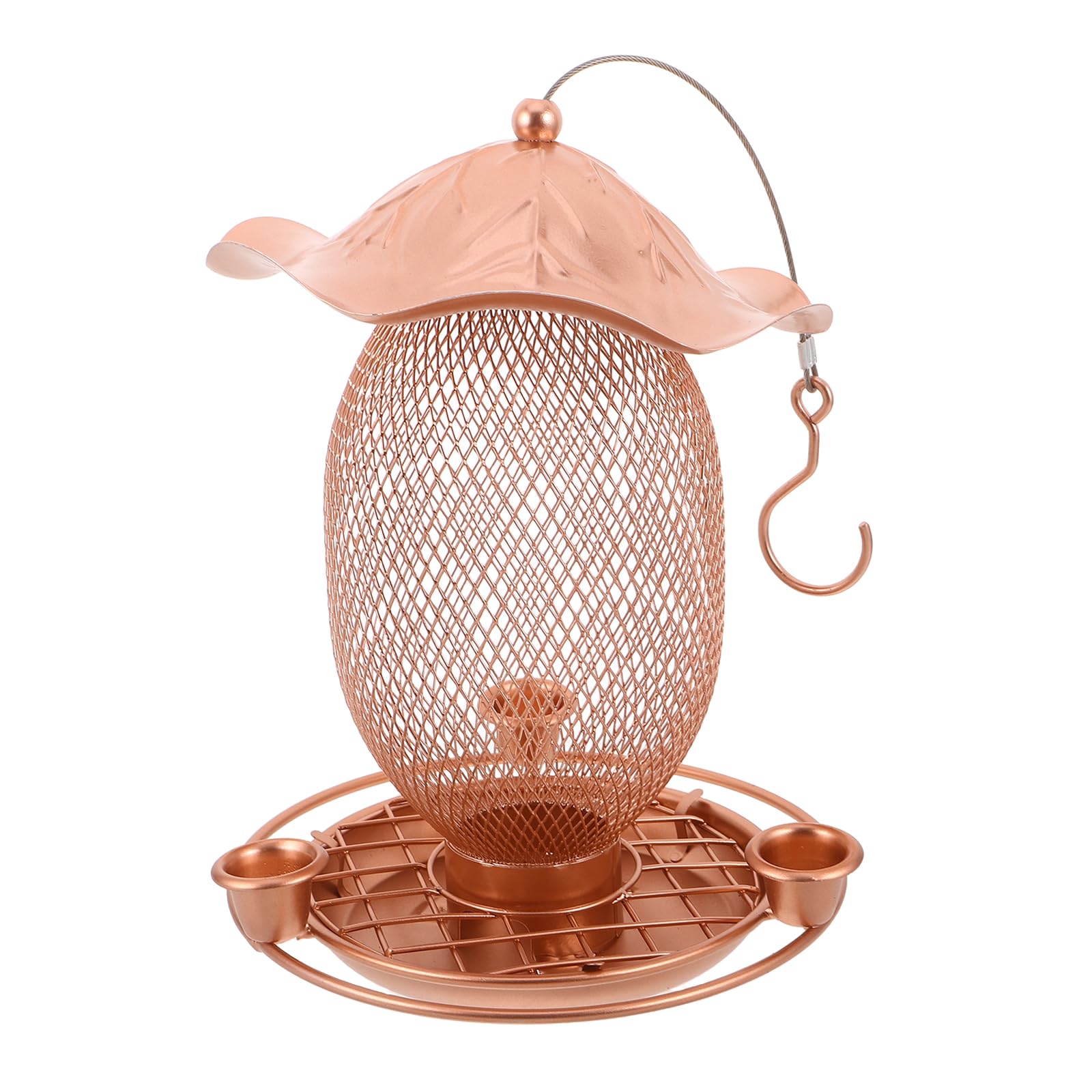 Mangiatoia per Uccelli Sospesa da Esterno, Abbeveratoio e Ciotola per Colibrì in Materiale Resistente alle Intemperie, Compatta e Facile da Installare per Giardino, Balcone e