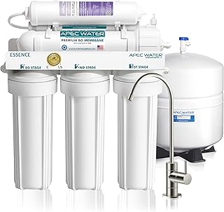 APEC Top Tier Alkaline Mineral pH+ 75 GPD 6-Stage Ultra Safe Reverse Osmosis Drinking Water Filter System (Essence ROES-PH75)