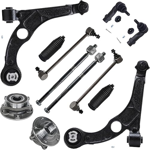 Miniatura 21 de Detroit Axle - Kit de cubos de rodamiento de rueda delantera de 6 piezas para Dodge Dart 2013-2016, Chrysler 200 2015-2017, 2 cojinetes de rueda