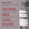 Ampolla Exfoliante Peel Shot de Arroz Negro Dr.Melaxin, Exfoliante Facial con AHA BHA Niacinamida Agua de Salvado de Arroz, Eliminador de Puntos Negros, Minimizador de Poros, Sérum de Piel de Vidrio Iluminador, Cuidado de la Piel Coreano, 2.7 oz Arroz Negro 2.71 Fl Oz (Paquete de 1) 7