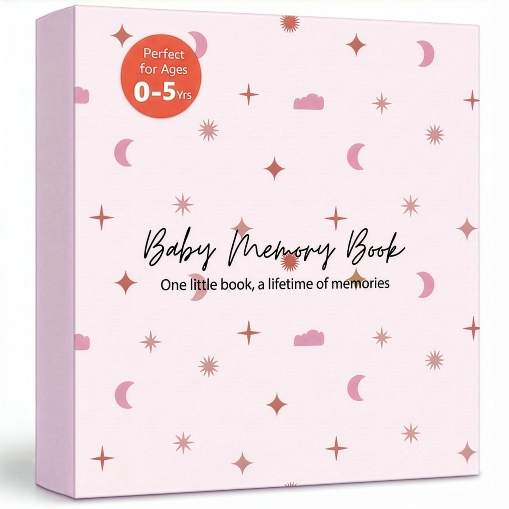 A Baby Cherry - Baby Memory Book || Baby Memory Book for 0 to 5 Years || Milestone Baby Book || Photo size 4 * 4'' Inches || Perfect Baby Gift for Boy or Girl