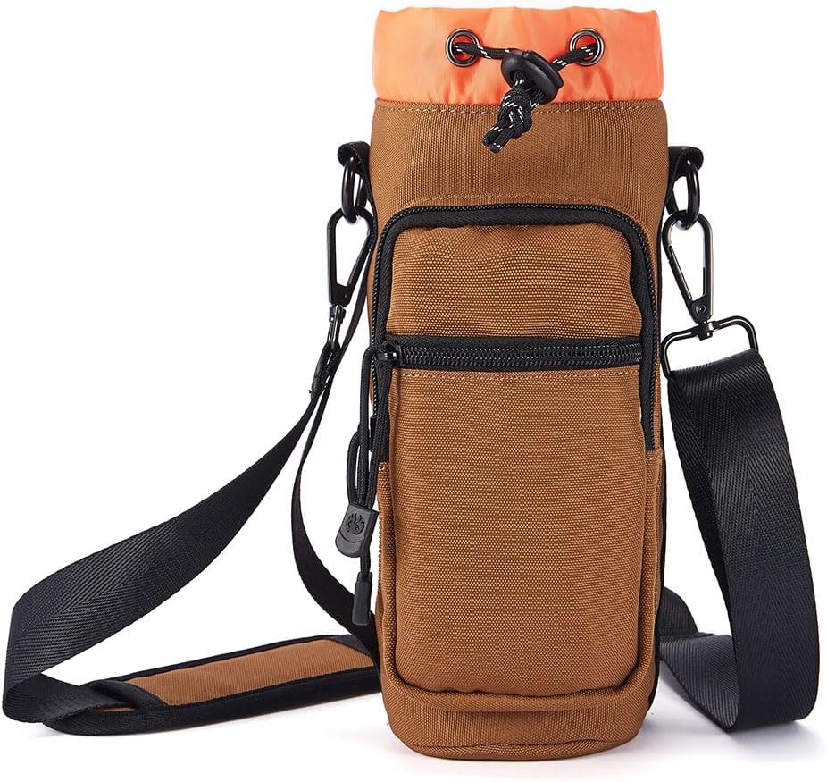 Torch Mythic Kelpie Water Bottle Sling Hydration Carrier Bottle Holder Accessory with Phone Pocket Adjustable Shoulder Hand Strap EDC